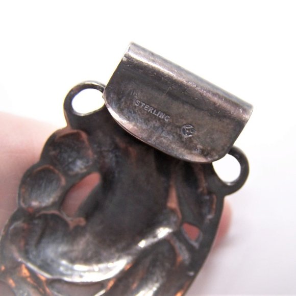 Danecraft Felch & Co Sterling Silver and Carnelian Link Bracelet - Doves - Picture 9 of 9